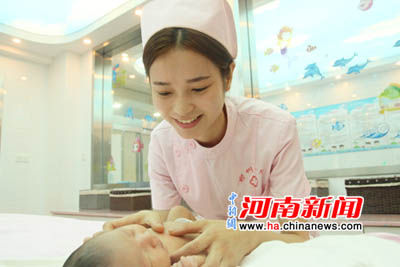 郑州市第一人民医院婴儿游泳馆开业 - 河南健康