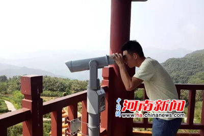 新安县黛眉山景区智能景观望远镜为游客带来新